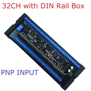 23IOD32 32CH PNP Multifunction RS485 Remote IO Module PLC DI-DO expansion Board DIN Rail Box Standard MODBUS RTU Protocol