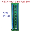 23IOE48 48CH NPN Multifunction RS485 Remote IO Module PLC DI-DO expansion Board DIN Rail Box Standard MODBUS RTU Protocol