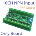 25IOB16 16DI-16DO NPN to PNP RS485 Modbus Rtu Remote IO Module DC 12-24V 300MA DMOS PNP High Level Output for PLC LED Smart Home IOT
