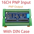 25IOB16 16DI 16DO PNP to PNP RS485 Modbus Rtu Remote IO Module DC 12-24V 300MA DMOS PNP High Level Output for PLC LED Smart Home IOT
