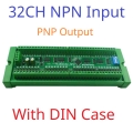 25IOC32 32DI-32DO NPN to PNP RS485 Modbus Rtu Remote IO Module DC 12-24V 300MA DMOS PNP High Level Output for PLC LED Smart Home IOT