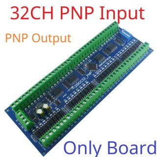 25IOC32 32DI 32DO PNP to PNP RS485 Modbus Rtu Remote IO Module DC 12-24V 300MA DMOS PNP High Level Output for PLC LED Smart Home IOT