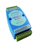 AMIDJ14 6AI-4DI-4DO Multi-function RS485 Collector Analog Digital Input & Output MODBUS RTU PLC Expansion Board DC 12V 24V AMIDJ14