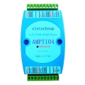 AMPTI04 4CH -40~300 Celsius PT100 RTD Temperature Sensor Collector Module RS485 Analog Read Modbus RTU PLC Expanding Board