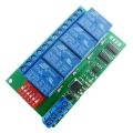 CE040 DC 12V 4 CH RS485 Relay Module Modbus RTU And AT Command Remote Control Switch for PLC PTZ Camera Security Monitoring