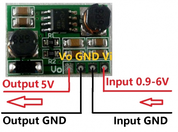 DD0603SA 2 in 1 0.9-6V to 5V Auto Step-UP & Step-Down DC DC Converter