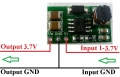 DD0606SA Input 1-3.7V Output 3.7V " DC-DC Converter Step up Boost Module for 18650 battery