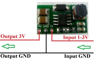 DD0606SA 1.5V 2V 2.5 to 3V DC DC Converter Step up Boost Board Power supply Module for sensor STM8 ARM Button Battery