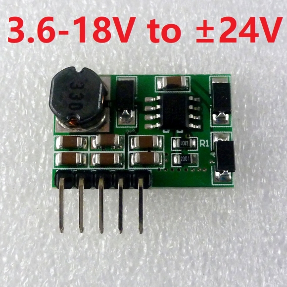 DD1718PA DC DC Step-up Boost Converter module +- 24V Positive & Negative Dual Output power supply