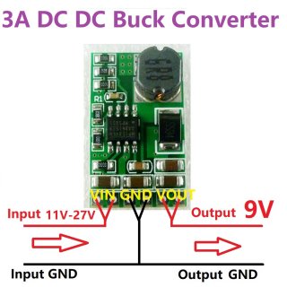 DD2712SA 3.5A DC-DC Converter Module Buck Step-Down Voltage Regulator Board 4.5V-27V to 9V