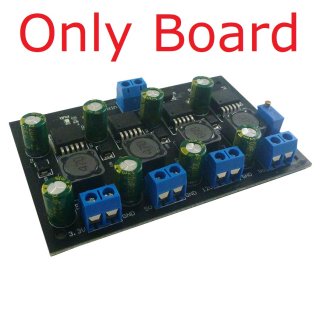 DD32AJ4B 4CH 3A 3.3V 5V 12V ADJ DC DC Buck Converter Module Multiple Switching Power Supply with DIN Rail Case for PLC UPS Power Bank