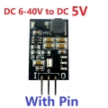 DD38LOSA 5W DC 6-40V to 5V Low Noise 2 in 1 LDO Linear Regulators & DC-DC Buck Converter Module replace AMS1117 LM317 7805
