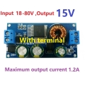 DD7818TA 2A DC 80V 72V 64V 48V 36V 24V to 15V HV Buck DC-DC Converter Module Power Supply Board replace LM2596HV LDO
