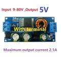 DD7818TA 2A DC 80V 72V 64V 48V 36V 24V to 5V HV Buck DC-DC Converter Module Power Supply Board replace LM2596HV LDO