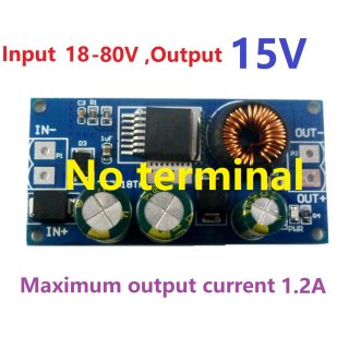 DD7818TA 2A DC 80V 72V 64V 48V 36V 24V to 15V HV Buck DC-DC Converter Module Power Supply Board replace LM2596HV LDO