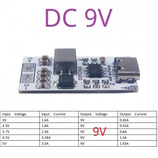 DDTC11UC 9V 3.5A USB C TYPE-C to DC 6V 8.4V 9V 12V Step-Up DC-DC Boost Converter Power Supply for QC PD High Power Mobile Phone Charger