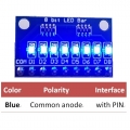 DM41A08 3-24V 8 Bit Blue Common Anode LED indicator Bar Diy Kit for Arduino