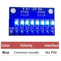 DM41A08 3-24V 8 Bit Blue Common Anode LED indicator Bar Diy Kit for Arduino