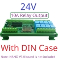 DN23E08 8AI-8DI-8DO Multifunction IO Expanding Module for ARDUINO NANO V3.0 RS485 Modbus RTU Open PLC LED Current Voltage Sensor