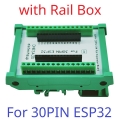 DNESA30 30PIN ESP32 Din Rail Mounting Expansion Board for ESP-WROOM-32 Wifi BT Module Development Board Wireless Smart Home IOT