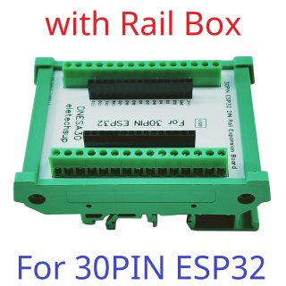 DNESA30 30PIN ESP32 Din Rail Mounting Expansion Board for ESP-WROOM-32 Wifi BT Module Development Board Wireless Smart Home IOT