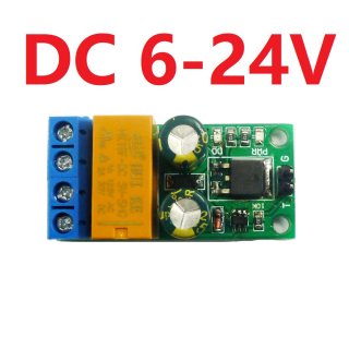 DR55B01 DC 6-24V 2A Flip-Flop Latch Motor Reversible Polarity Switch Controller Self-locking Bistable Reverse Polarity Relay Module