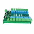 ECD9C16 DC 12V 16 CH EtherCAT Relay Module Industrial Ethernet Bus Fully Isolated Switch Output Board