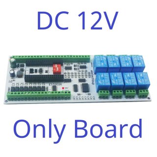 ES32D26 12V 2AO-8AI-8DI-8DO ESP32 Wifi Network Relay Board 4-20MA 0-10V Digital Analog Input Output Module for Smart Switch IOT Simple PLC