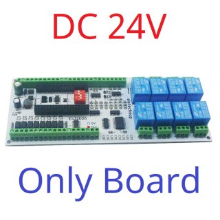 ES32D26 24V 2AO-8AI-8DI-8DO ESP32 Wifi Network Relay Board 4-20MA 0-10V Digital Analog Input Output Module for Smart Switch IOT Simple PLC