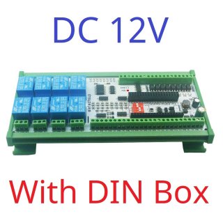 ES32D26 12V 2AO-8AI-8DI-8DO ESP32 Wifi Network Relay Board 4-20MA 0-10V Digital Analog Input Output Module for Smart Switch IOT Simple PLC