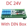 ES32D26 24V 2AO-8AI-8DI-8DO ESP32 Wifi Network Relay Board 4-20MA 0-10V Digital Analog Input Output Module for Smart Switch IOT Simple PLC