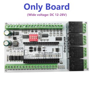ES32G15 WIFI RS485 Remote IO Control Board ESP32-DevKitC Base Plate NTC AI AO DI DO Multi-function Development Board for Arduino PLC