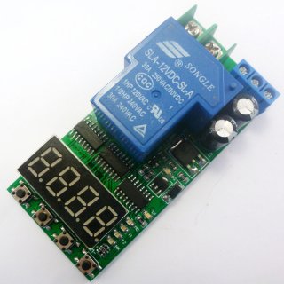 IO23C01 DC 12V 30A Multifunction Timer Delay Relay Module High Power On/Off Adjustable For PLC Motor LED Car