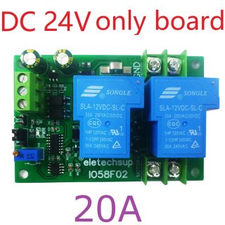 IO58F02 20A DC 24V Power Brushed Motor Overload Overcurrent Short Circuit Protector Module Forward Reverse Controller