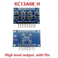 KC13A08 High level 8-button Push Buttons module 8 Keyboard Keypad for Arduiuo DUE Breadboard Leonardo ZERO Tre Micro banana pi STM32