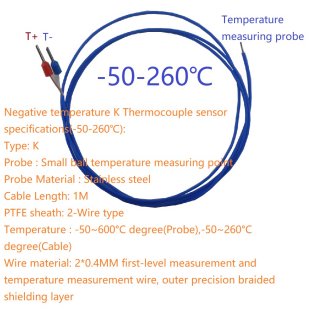 KTHERM for N4KTA01 K Type Thermocouple Negative temperature