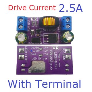 LD2740SC 2.5A High-Power Constant-Current Step-Down LED Driver Board DC 4-27V for Automotive RCL DRL Fog Lights