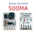 LD3080SA 500MA 20W DC 3.7-30V PWM ON/OFF Control LED Driver Module 330/500/660/910MA Constant Current for Flashlight Headlight Emergency Light