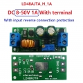 LD48AJTA H 1A 8-50V DC 6V 9V 12V 24V 36V 48V Adjustable Constant Current LED Driver Module MCU IO PWM Controller Board