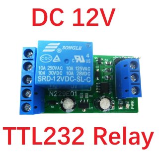 N229E01 12V TTL 232 Relay DC 5V PC UART Serial Port SwitchTYPE-C USB TTL232 Relay Module For Arduino MEGA Raspberry PI