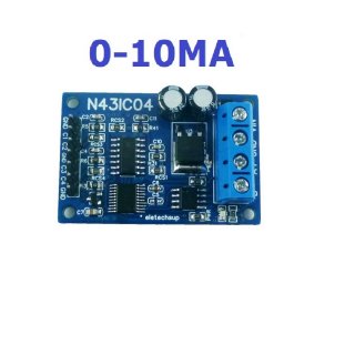 N43IC04 0-10MA RS485 Modbus RTU ADC Module 4CH Current/Voltage Analog Acquisition Board