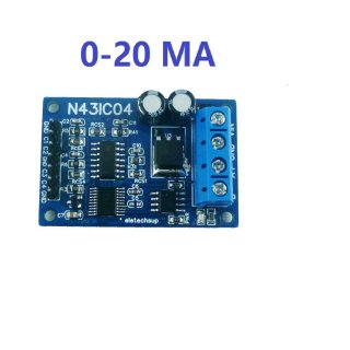 N43IC04 0-20MA RS485 Modbus RTU ADC Module 4CH Current/Voltage Analog Acquisition Board