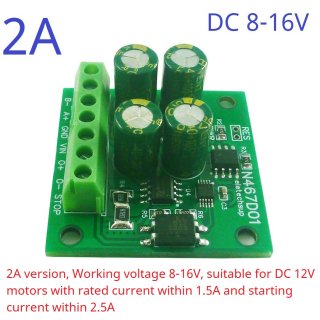 N467D01 2A 8-30V Small DC Linear Geared Motor Driver Forward Reverse Stop Delay Timer Controller RS485 PLC IO