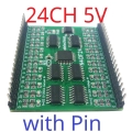 N4CIF24 5V 24AI Current Voltage Analog Collector 20MA 30V ADC RS485 Bus Core Board for Arduino Pi PICO ESP32 ESP8266 WIFI Nodemcu