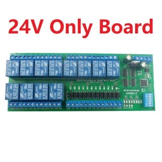 N4D8C12 24V 12CH Digital IO RS485 Relay Module Modbus RTU DIN35 C45 Rail Box For PLC PTZ Configuration