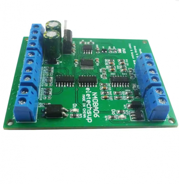 N4DBA06 8CH 0-5V 0-10V 4-20MA Voltage Current Signal Generator Detector RS485 to ADC DAC Converter Modbus RTU IO Module