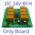 N4ROD08 Mini DC 24V 8CH Multifunction Modbus Rtu RS485 Relay Board 2A 0.2W Low Power Consumption Micro Voice Relay Module N4ROF32