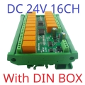 N4ROE16 Mini DC 24V 16CH Multifunction Modbus Rtu RS485 Relay Board 2A 0.2W Low Power Consumption Micro Voice Relay Module N4ROF32