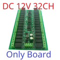 N4ROF32 12V Mini DC 12V 32CH Multifunction Modbus Rtu RS485 Relay Board 2A 0.2W Low Power Consumption Micro Voice Relay Module N4ROF32