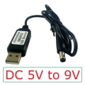 ND0507UD 9V USB 9V Voltage Boost Cable DC-DC Step-up Conerter for Arduino UNO MEGA2560 Wifi Router Mobile Power Smart Speaker